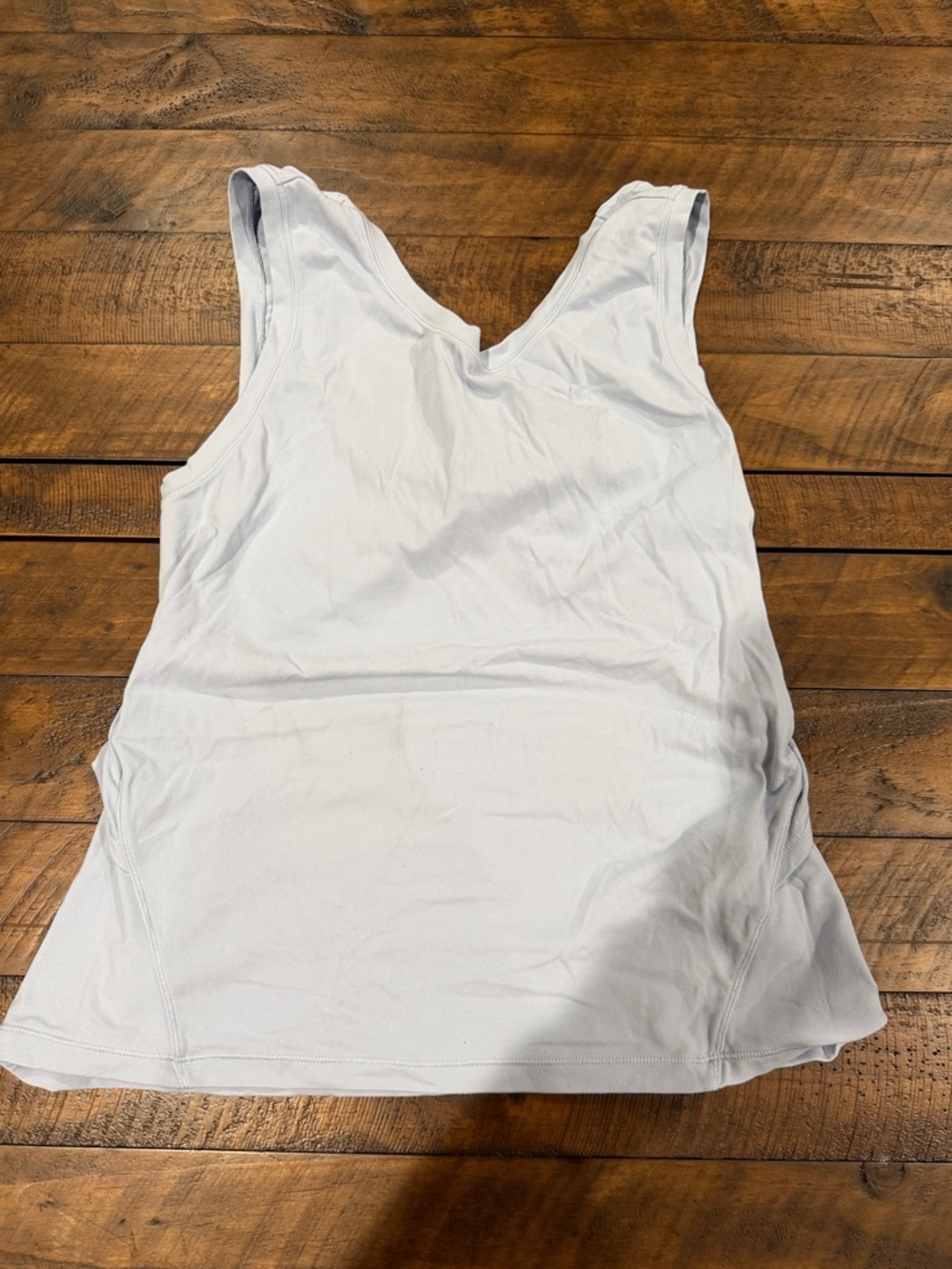 lululemon athletica White V-Neck Athletic Tank